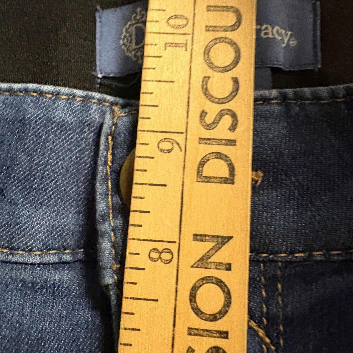 Democracy Ab solution Skinny Jeans Womens Size 6 Blue Denim Stretch Slim