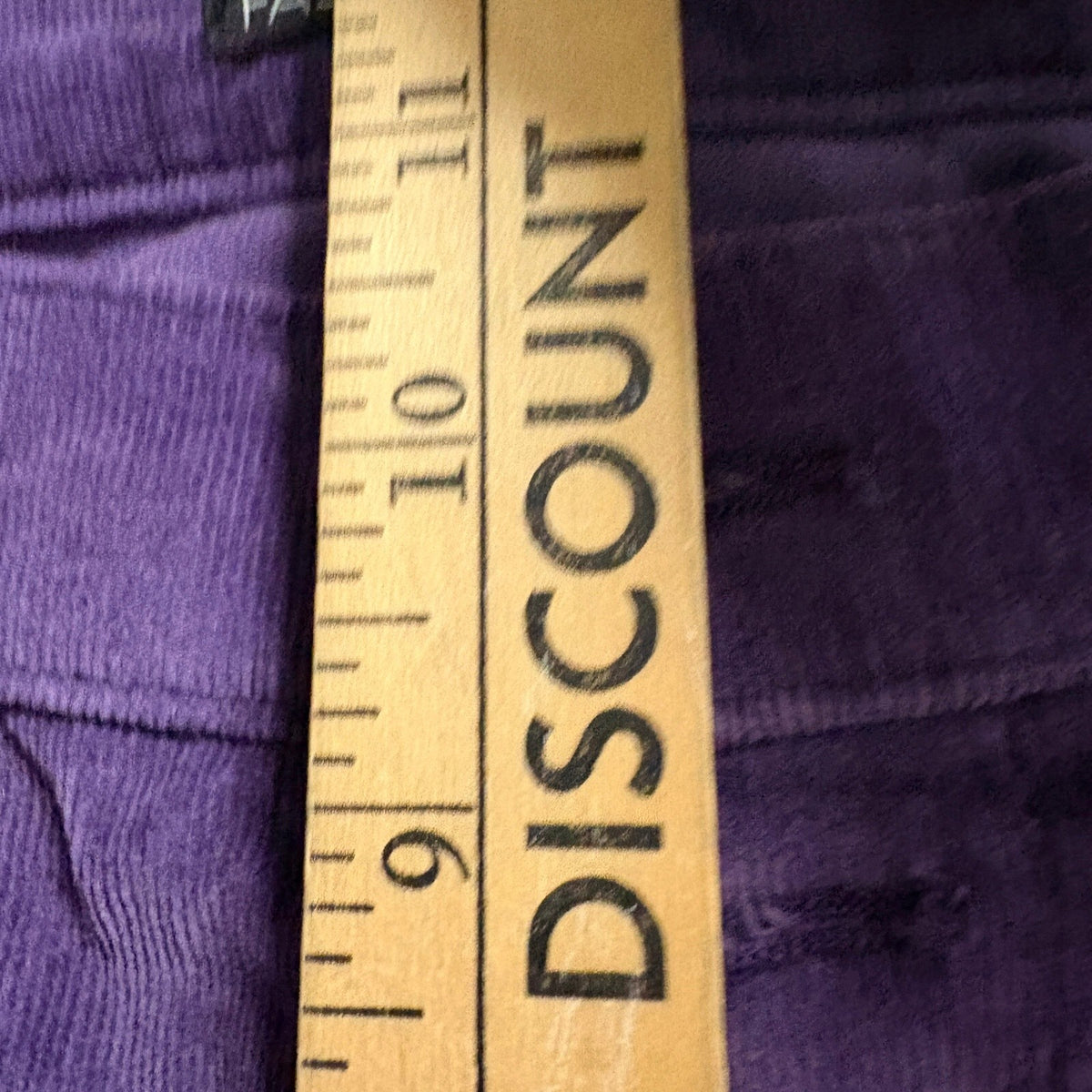 Fashion Nova Womens Purple Corduroy Flare Pants Button Fly Front Pocket Size