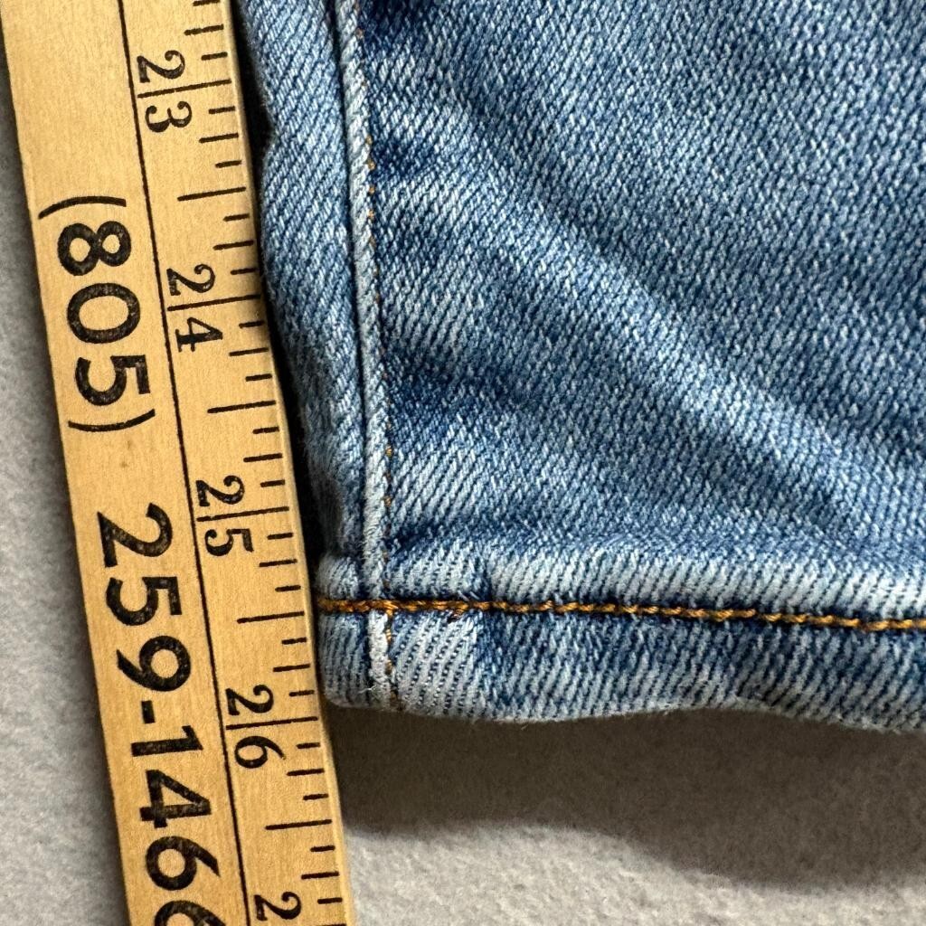 Monkey Ride Jeans Womens 9/29 Distressed Ripped Skinny Blue Denim Cropped