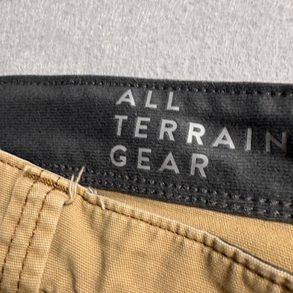 Wrangler ATG All Terrain Gear Pants Mens 36x27 Brown Canvas Utility Outdoor