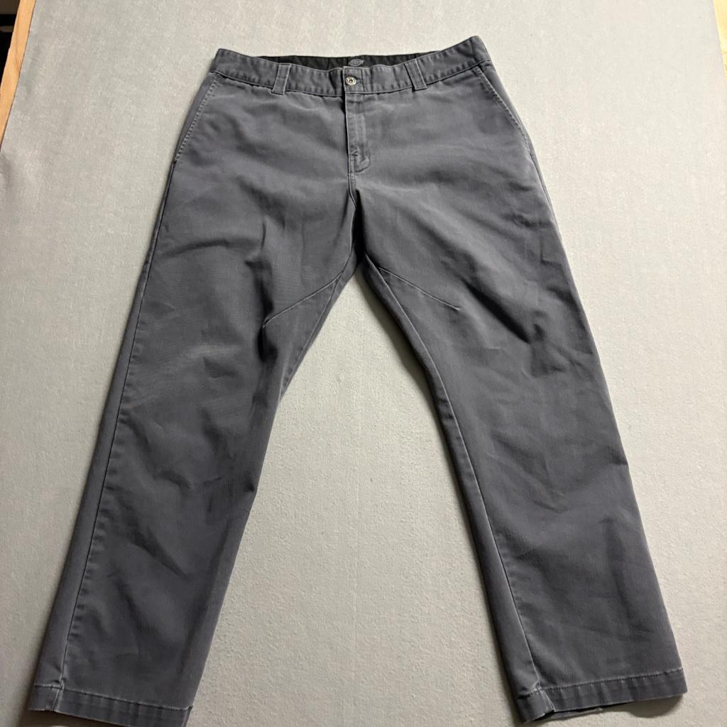 Dickies 1967 Collection Flex Tough Max Pants Mens 36x30 Gray Workwear Chino