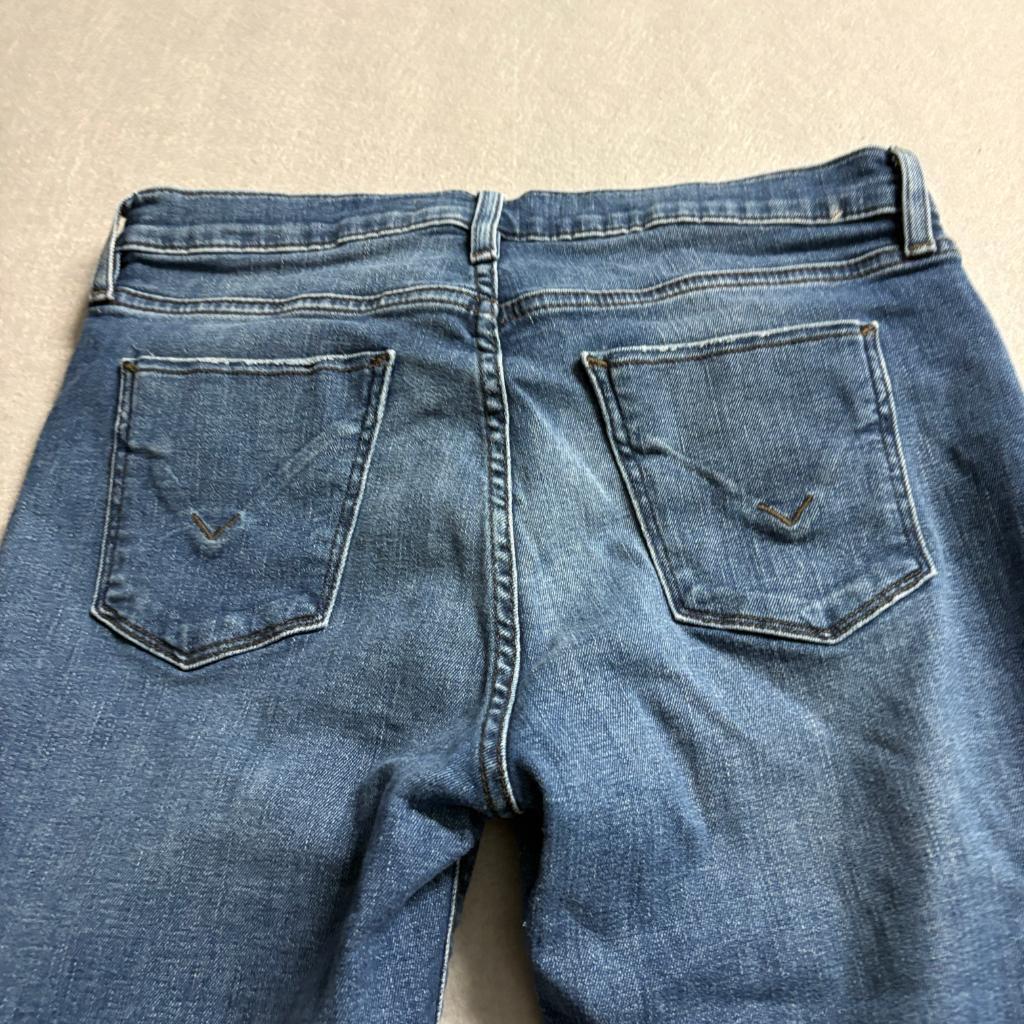 Hudson Nico BSU Maternity Jeans Womens Size 29 Blue Denim Bootcut Elastic Panels