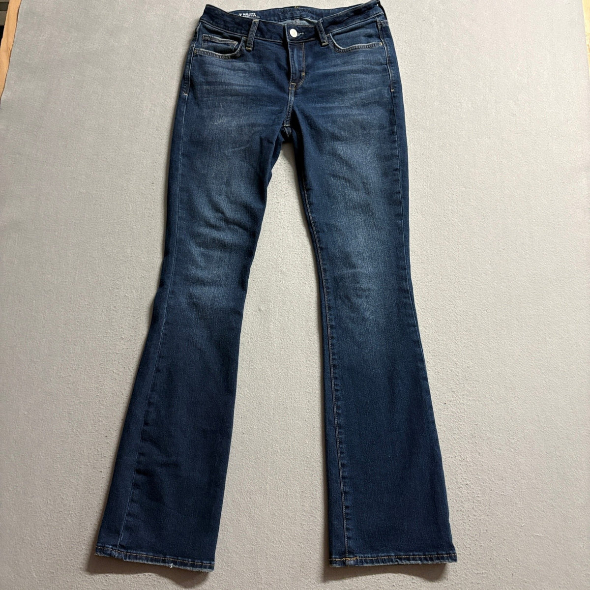 Arizona Jean Co Bootcut Jeans Womens Size 7 Mid Rise Blue Denim Stretch