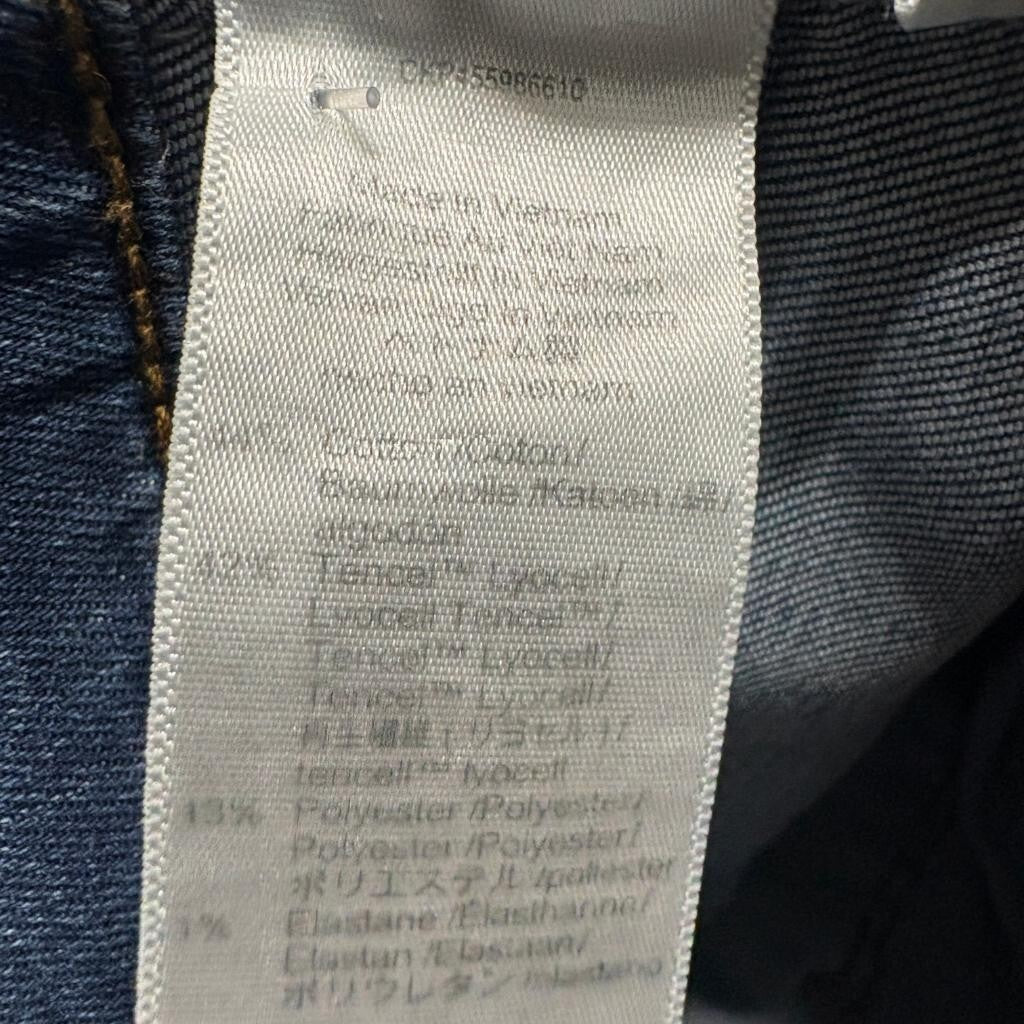 Madewell 10 High Rise Skinny Jeans Womens 27 Blue Denim Stretch Tencel Blend