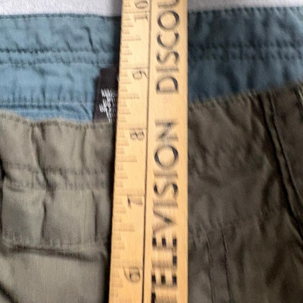 REI Womens Pants Size 6 Petites Green Cotton Blend Roll Up Convertible Hiking