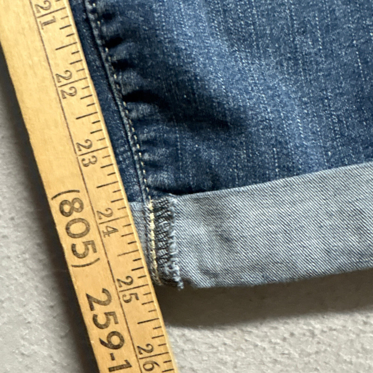 Signature by Levi Strauss & Co Womens Mid Rise Boyfriend Jeans Cuffed Blue