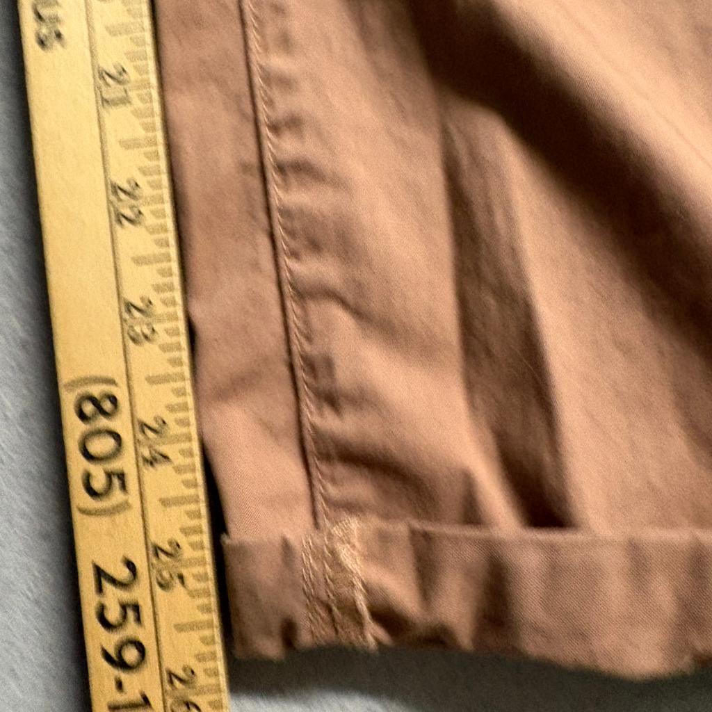 AG Adriano Goldschmied Caden Tailored Trouser Pants Womens 27R Brown Stretch