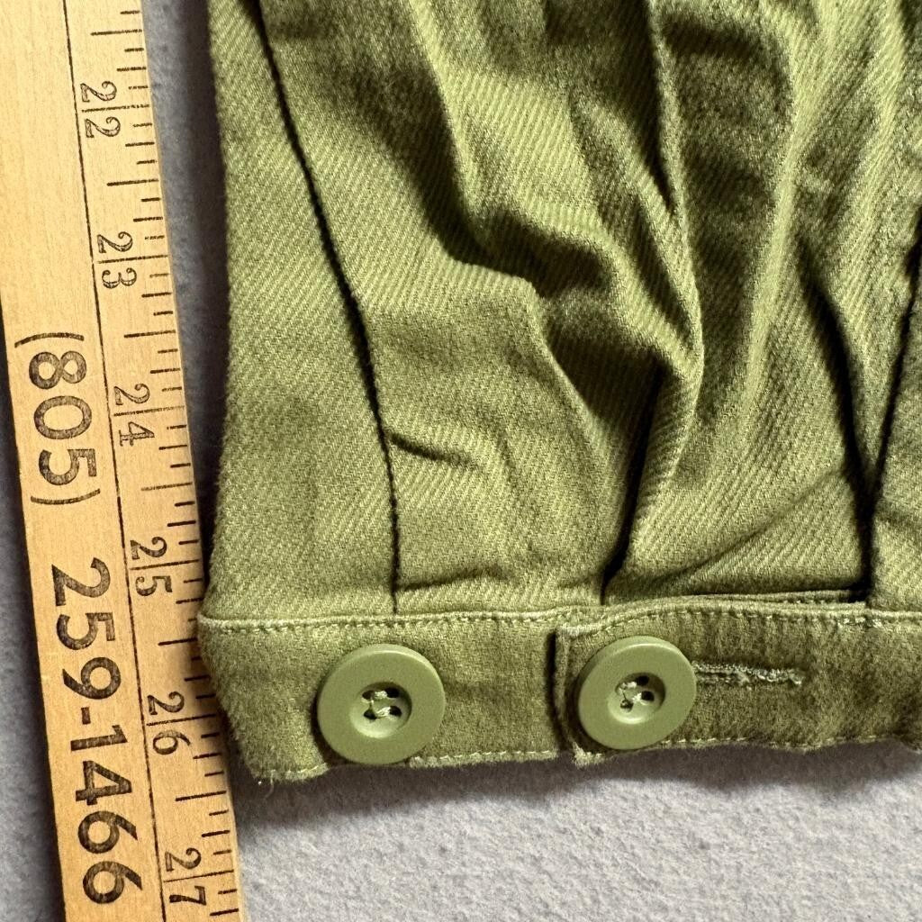 Reverb Jenkins Original Women Jogger Pants Medium Green Cotton Blend Drawstring