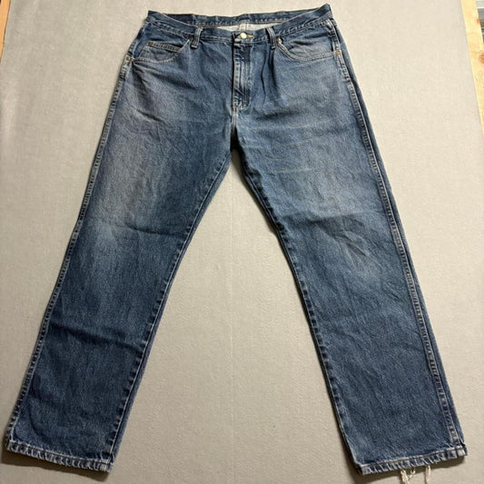 Wrangler Authentics Mens Blue Jeans 38x30 Regular Fit Denim 965T1MR Mexico
