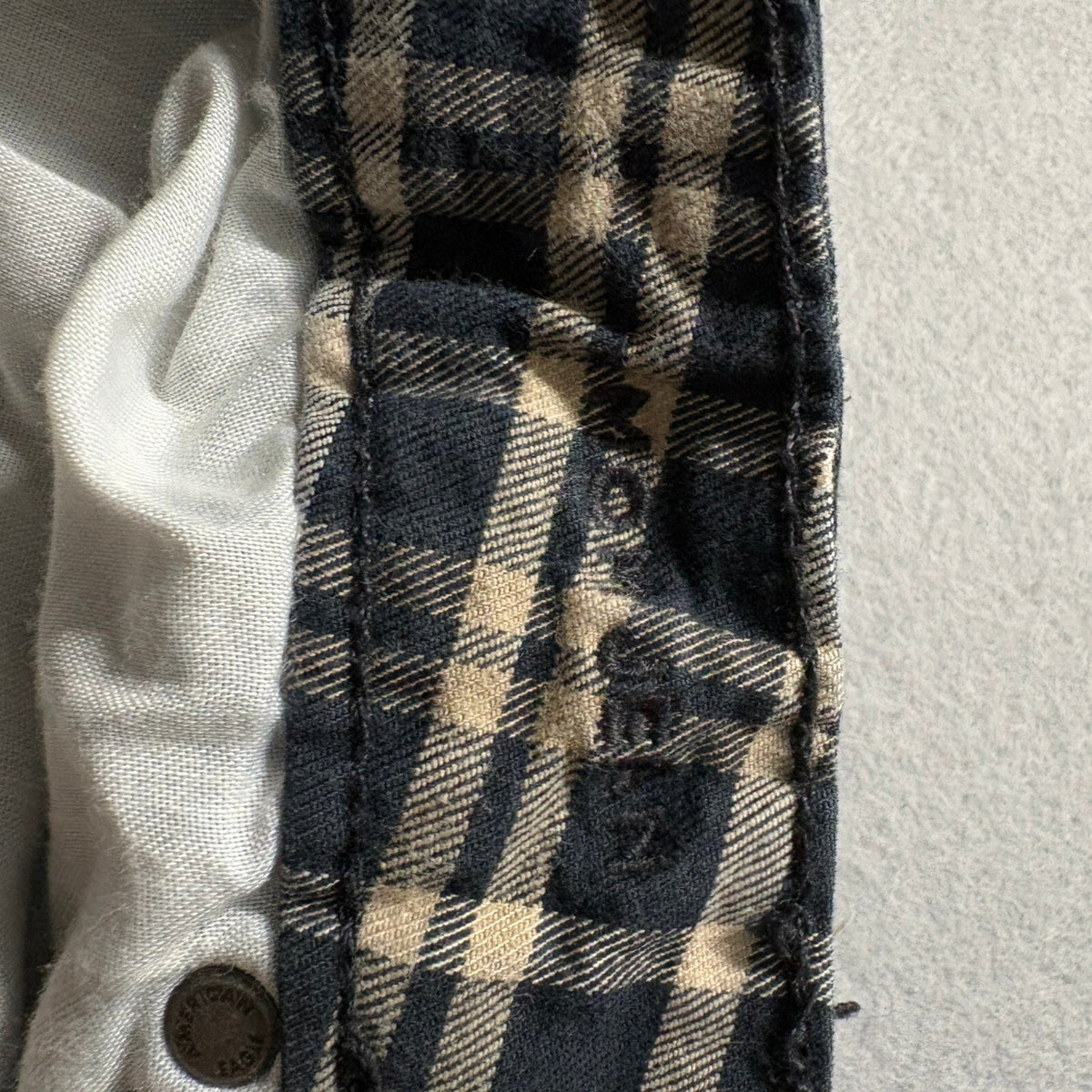 American Eagle Plaid Pants Womens Size 10 X-Long High Waist Stretch Mom Jean