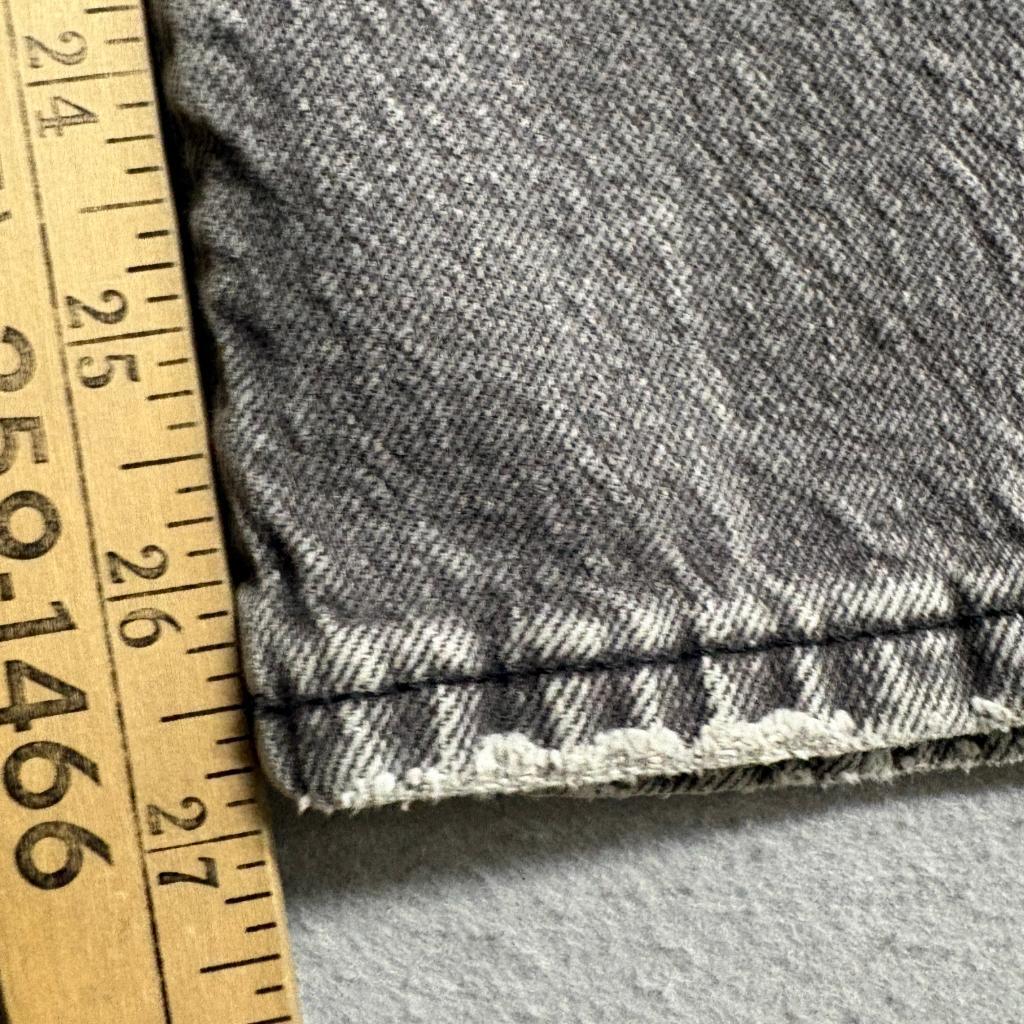 American Eagle Real Good Jeans Womens 30x30 Gray High Rise Straight Leg Denim