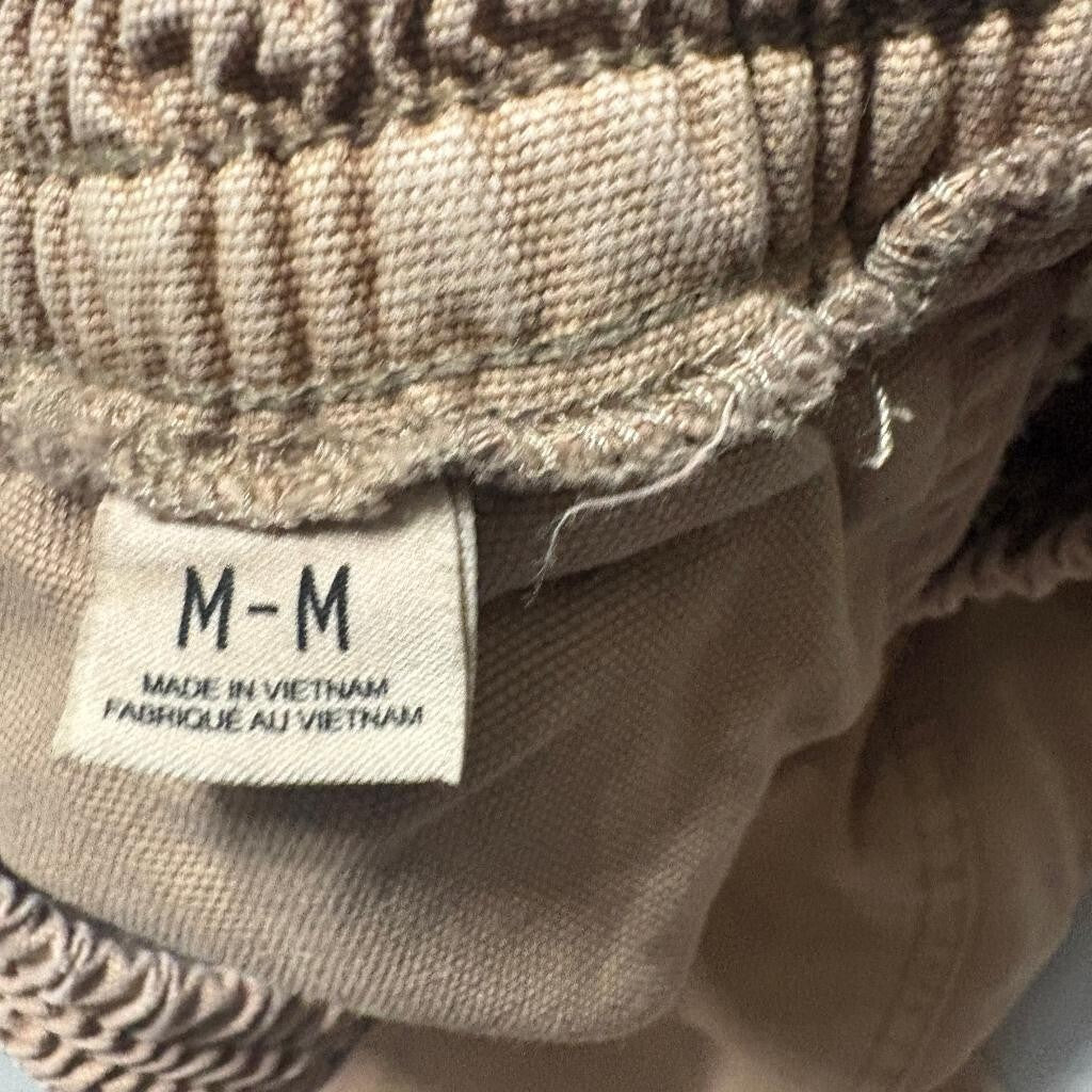 BDG Urban Outfitters Womens Medium Brown Canvas Cargo Pants Elastic Waist