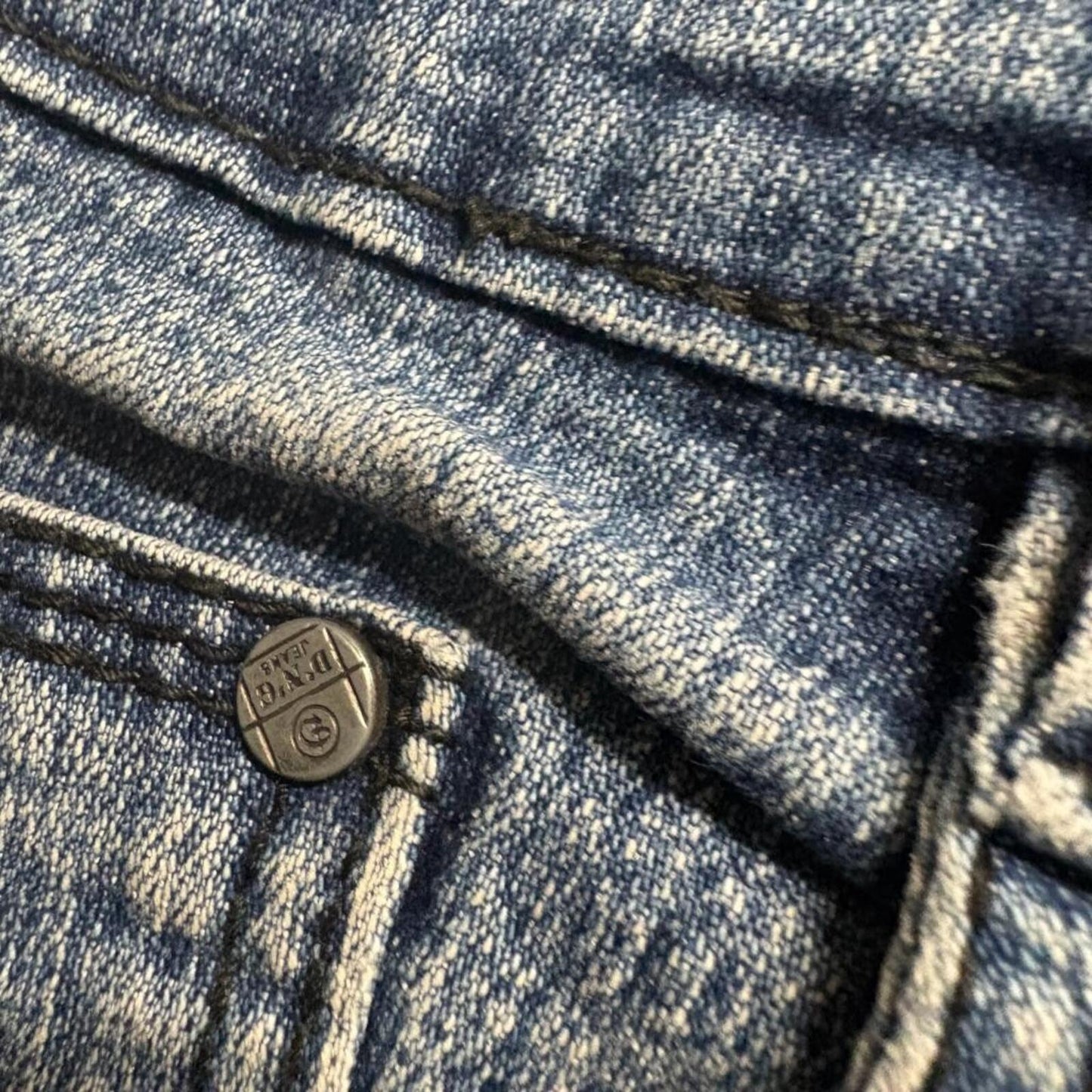 DNG Jeans Mens 28x30 Blue Denim Straight Leg Medium Wash Classic Fit Pants 29x31