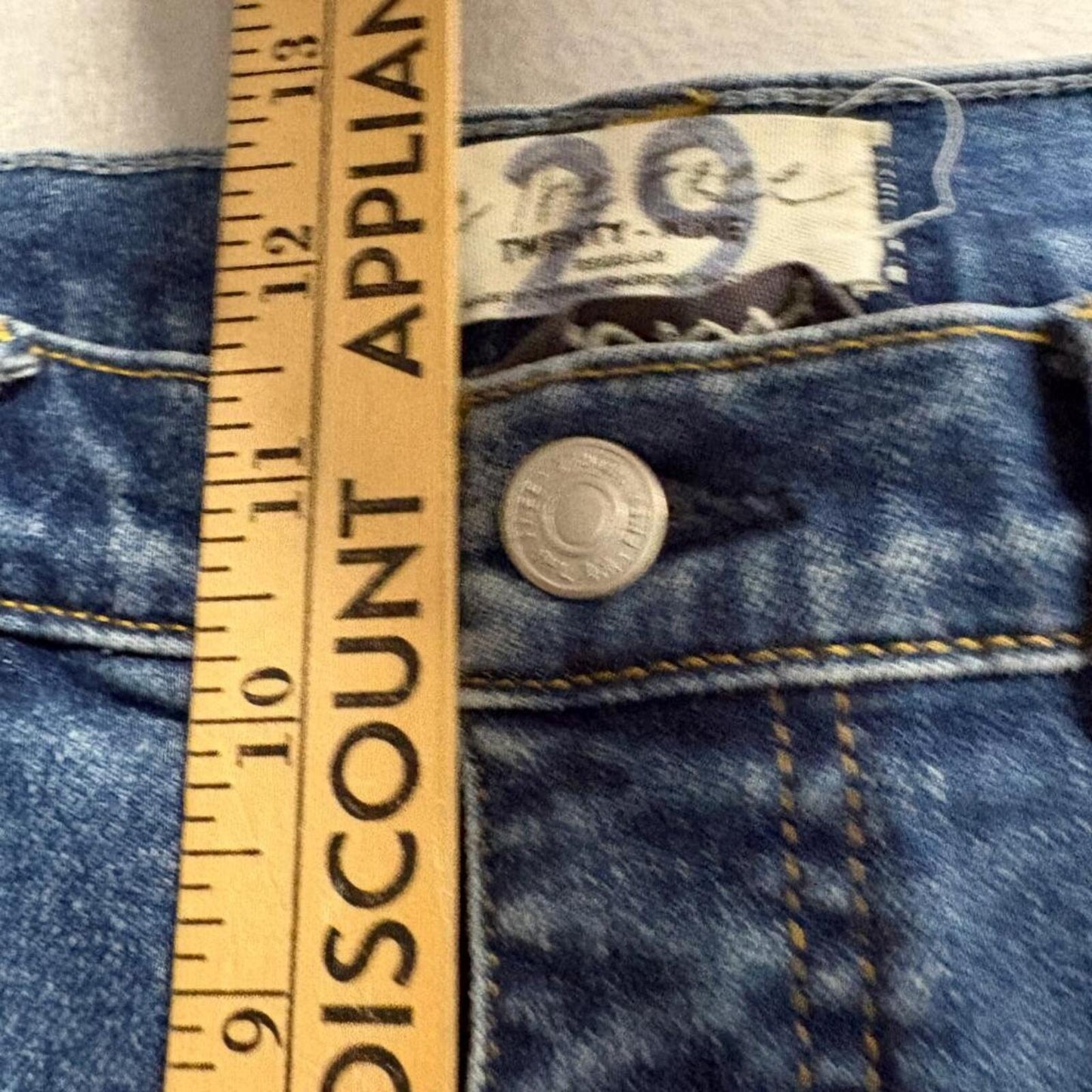 We The Free Free People CRVY Just Float On Flare Jeans Womens Size 29 Blue Denim