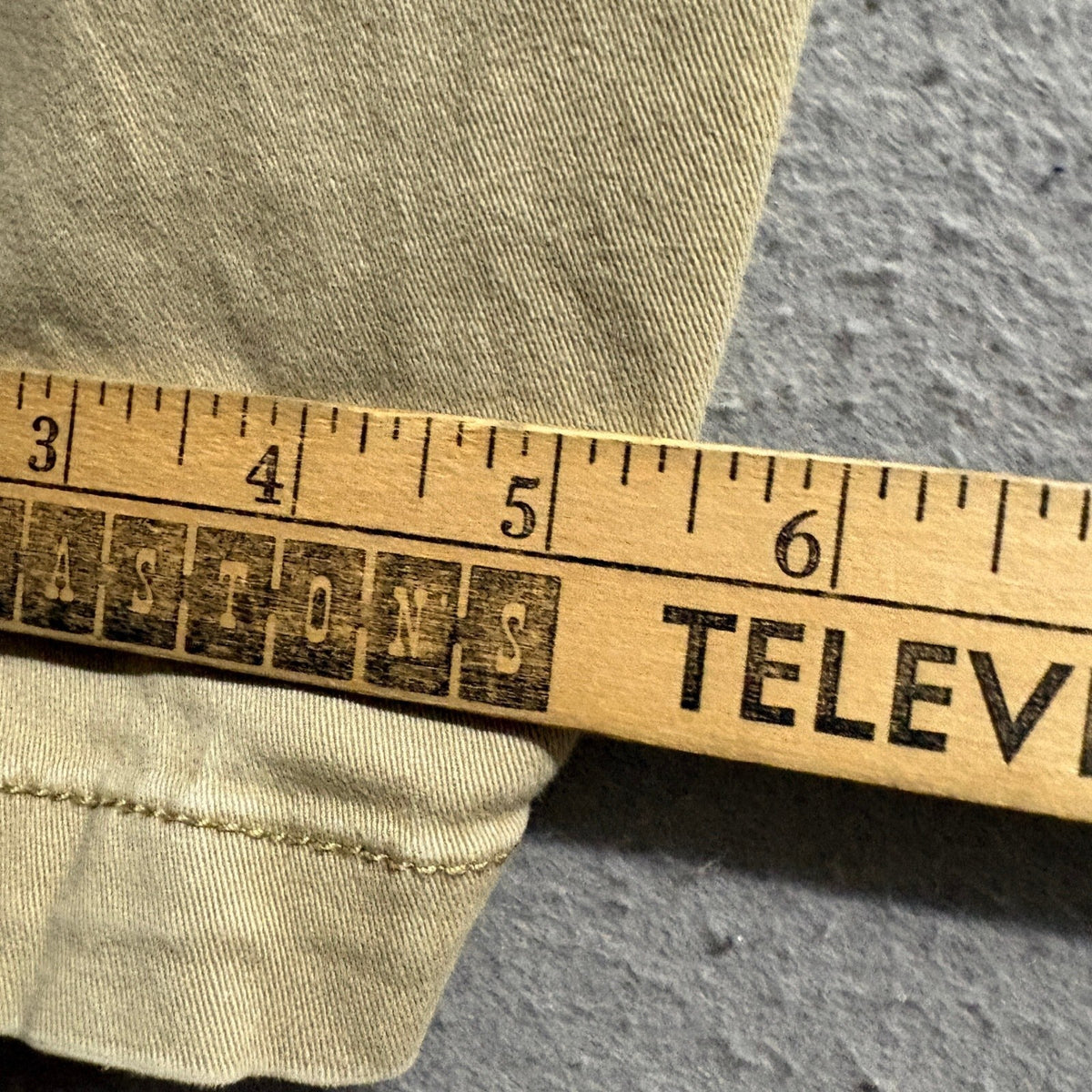 Ring of Fire Jogger Pants Mens XXL Beige Tan Stretch Twill Zipper Pockets Cuffed