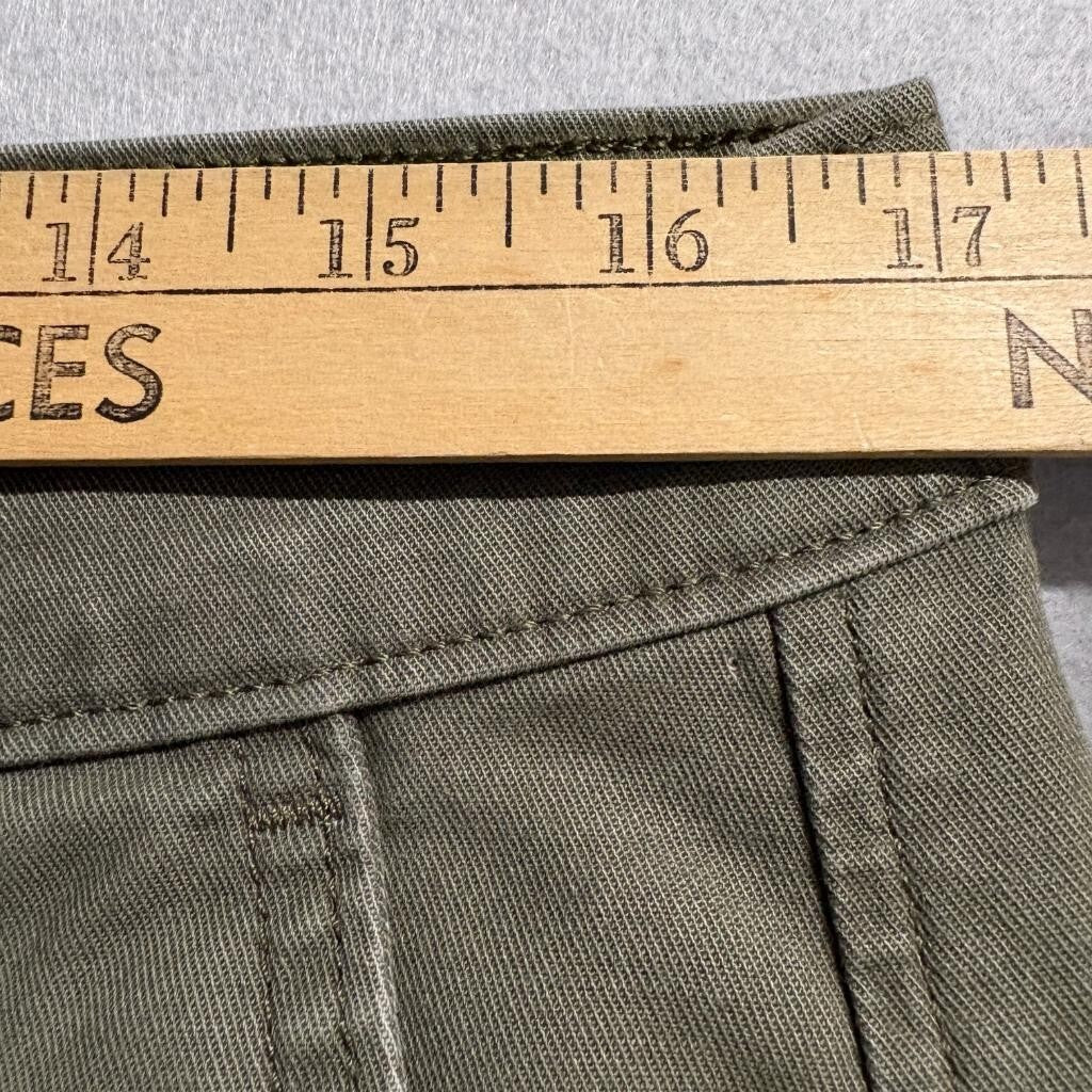 Levis XX Chino Standard Taper Pants Mens 32x30 Olive Green Stretch Twill