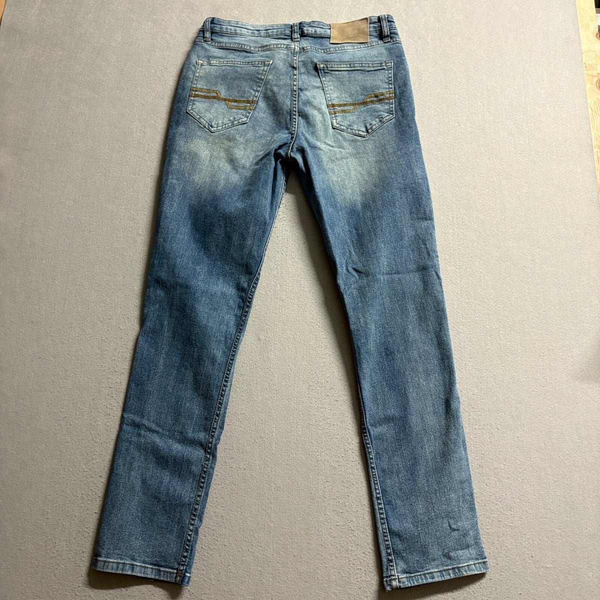 Weatherproof Vintage Mens Slim Fit Jeans Blue Stretch Denim Size 32x30 Milton