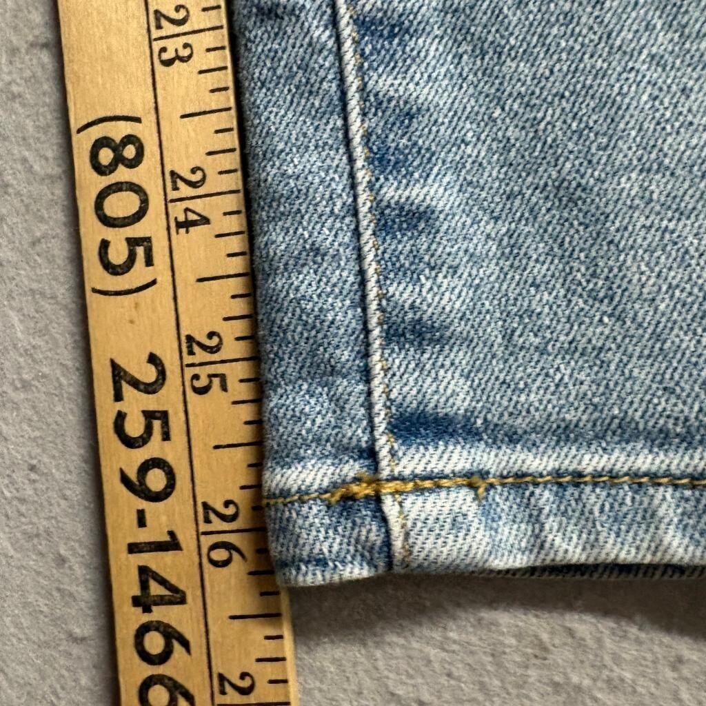 William Rast High Rise Ankle Skinny Jeans Womens 26 Distressed Blue Denim