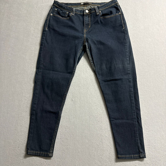 Levi's Womens Legging Jeans Dark Wash Denim Stretch Pants W31 Size 31x24