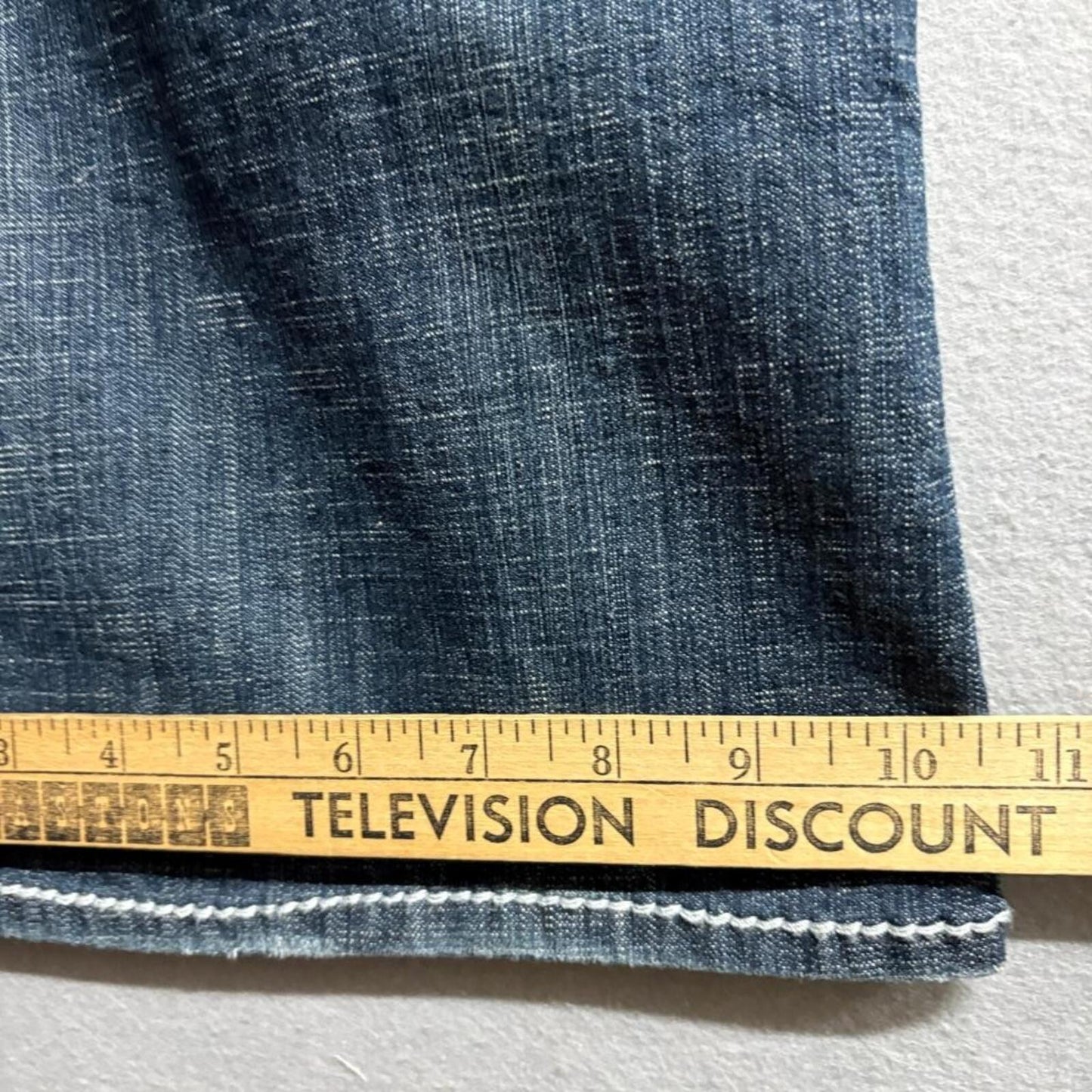 Hydraulic Gramercy Slim Bootcut Jeans Womens 20 Blue Denim Thick Stitch Stretch