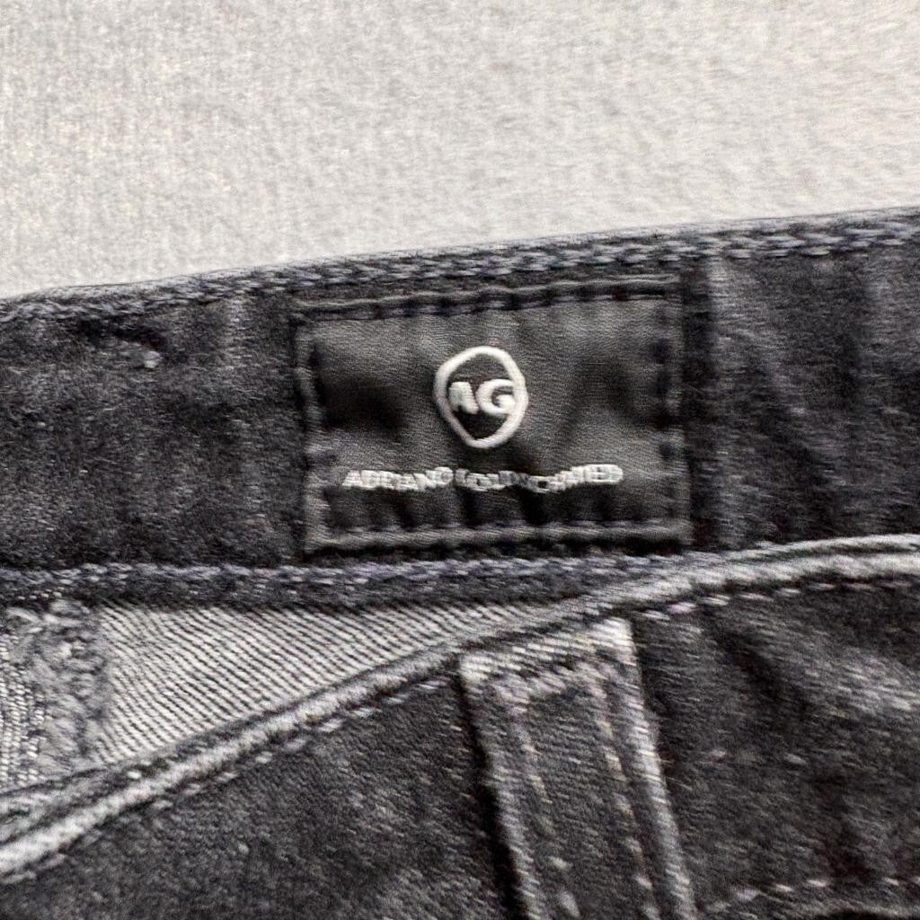 AG Adriano Goldschmied Seamed Isabelle High Rise Straight Crop Jeans Size 27R