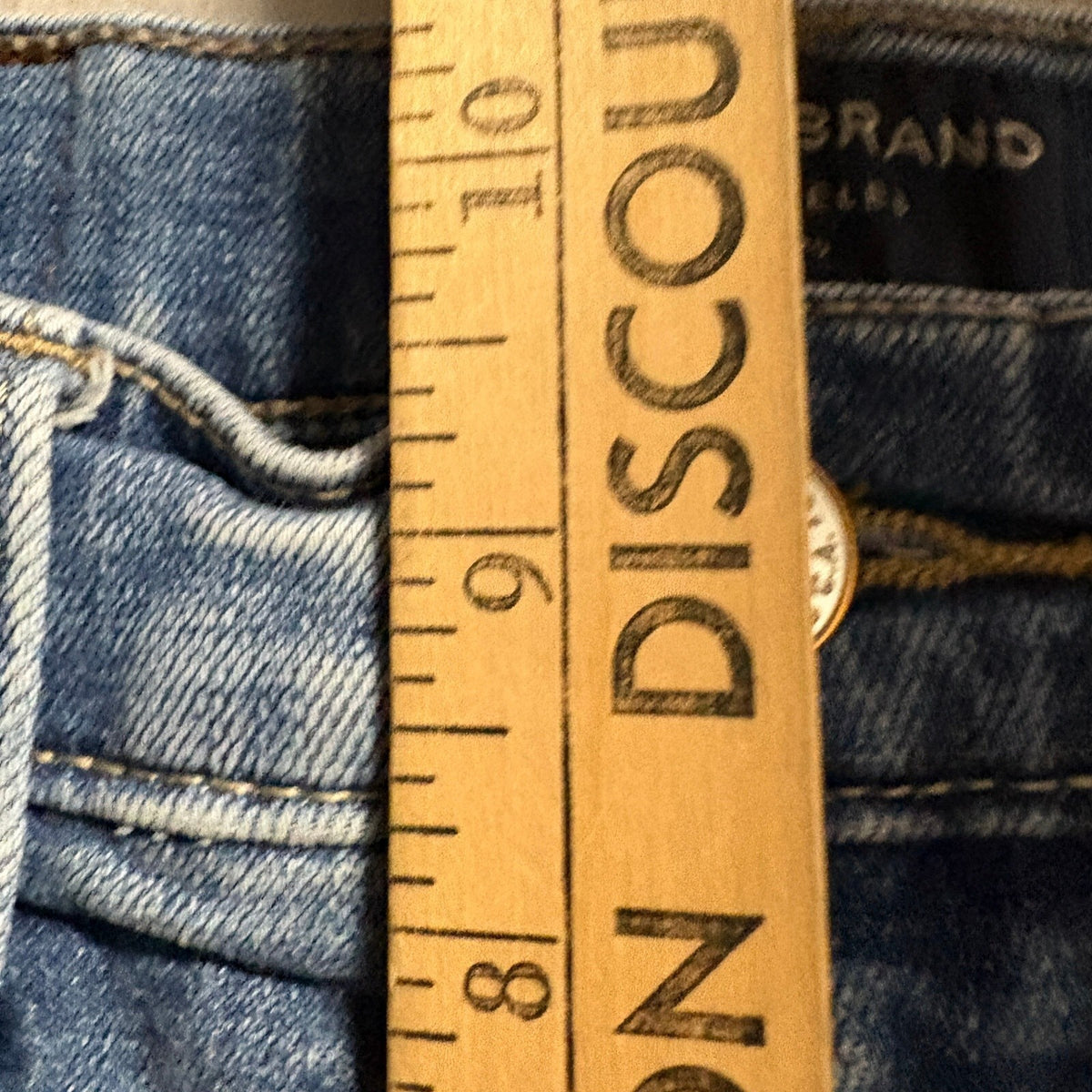 Lucky Brand Bridgette High Rise Crop Jeans Womens Size 2 26 Blue Distressed