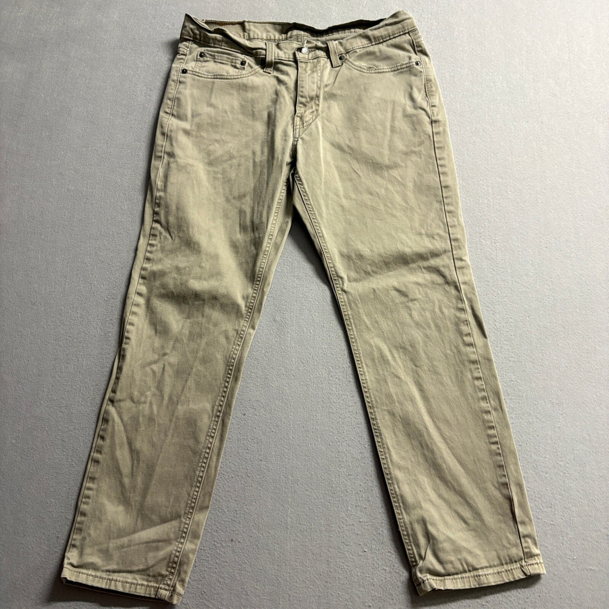 Levi's 541 Athletic Fit Jeans Mens 31x30 Khaki Tan Denim WaterLess Stretch Pants