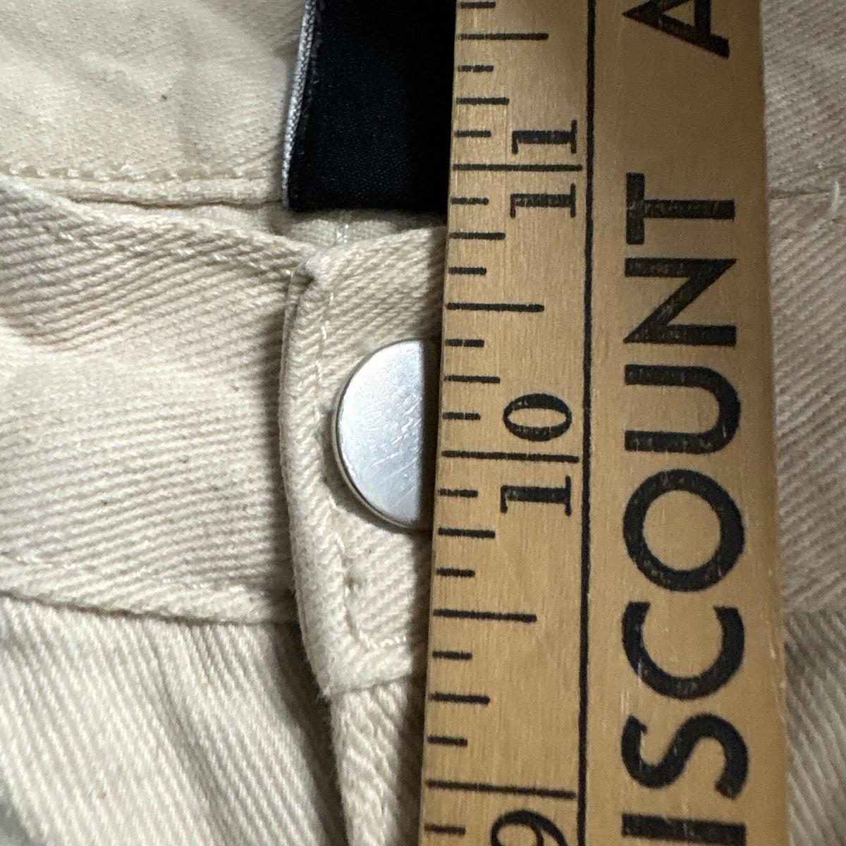Cider Womens Wide Leg Jeans Beige Tan Denim High Rise Size XS 24 Inseam 23.5