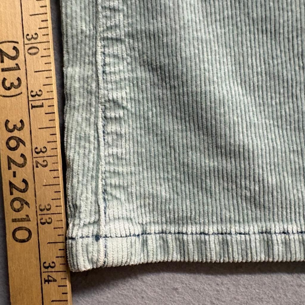 Pilcro and the Letterpress Corduroy Pants Womens 25 Tall Green The Icon Flare