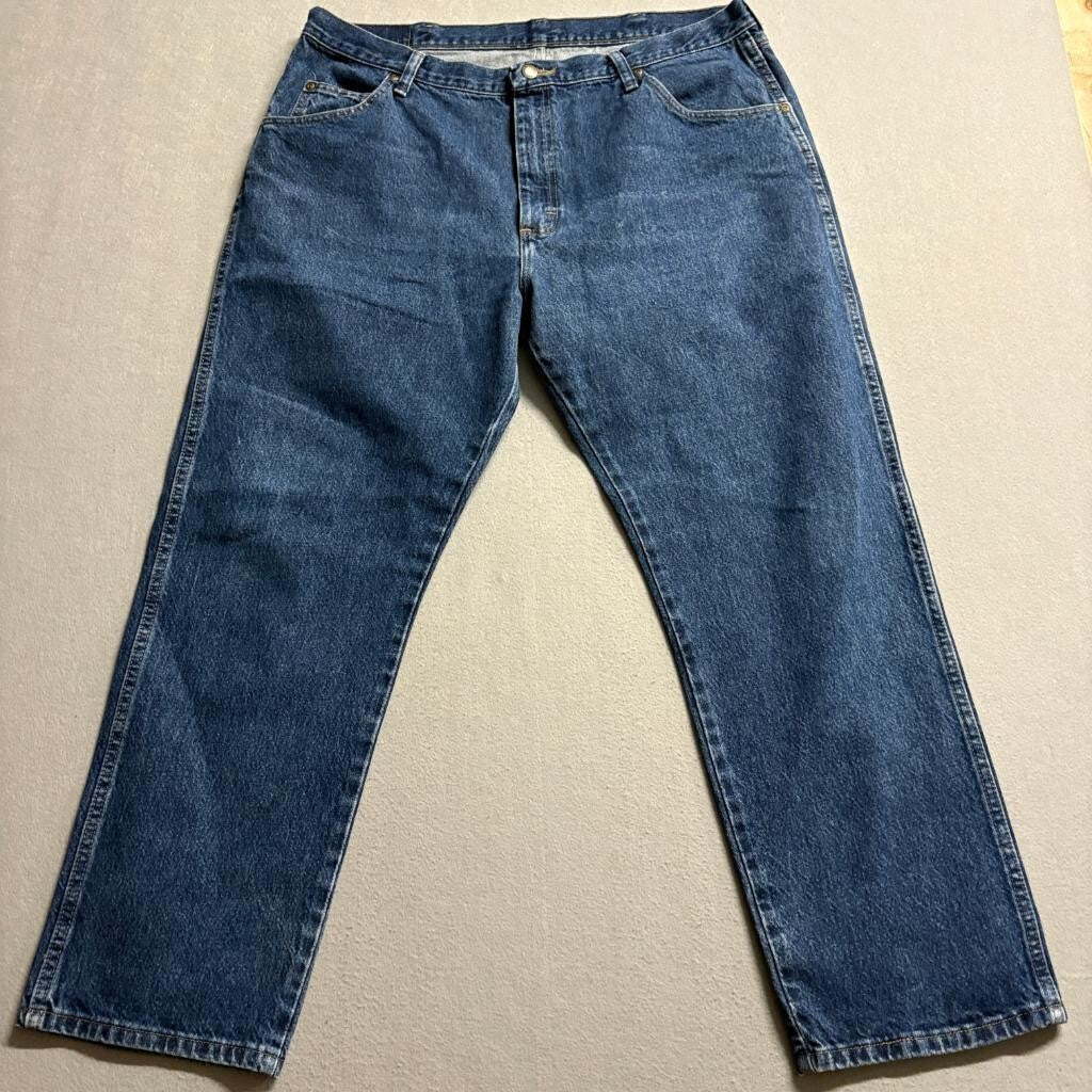 Wrangler Hero Regular Fit Jeans Mens 40x29 Blue Denim 100% Cotton 5-Pocket