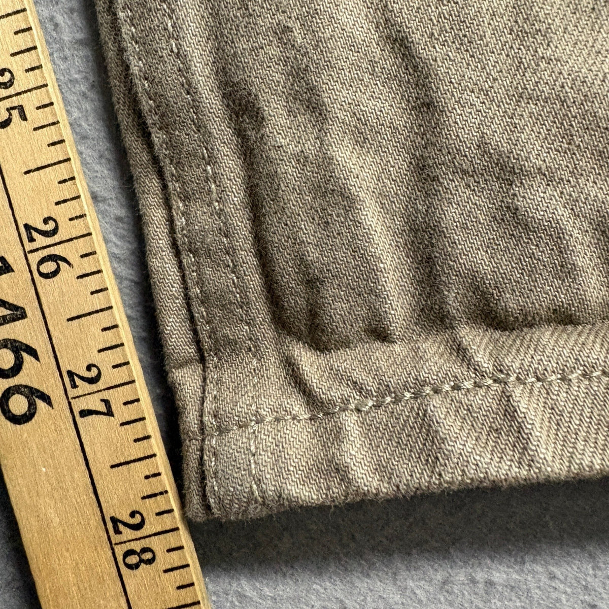 Levis 501 Button Fly Jeans Mens 46x30 Brown Denim Straight Leg Pants Mexico