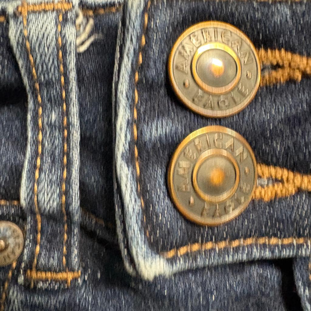 American Eagle Kick Boot Jeans Womens Size 2 Regular Next Level Stretch Blue