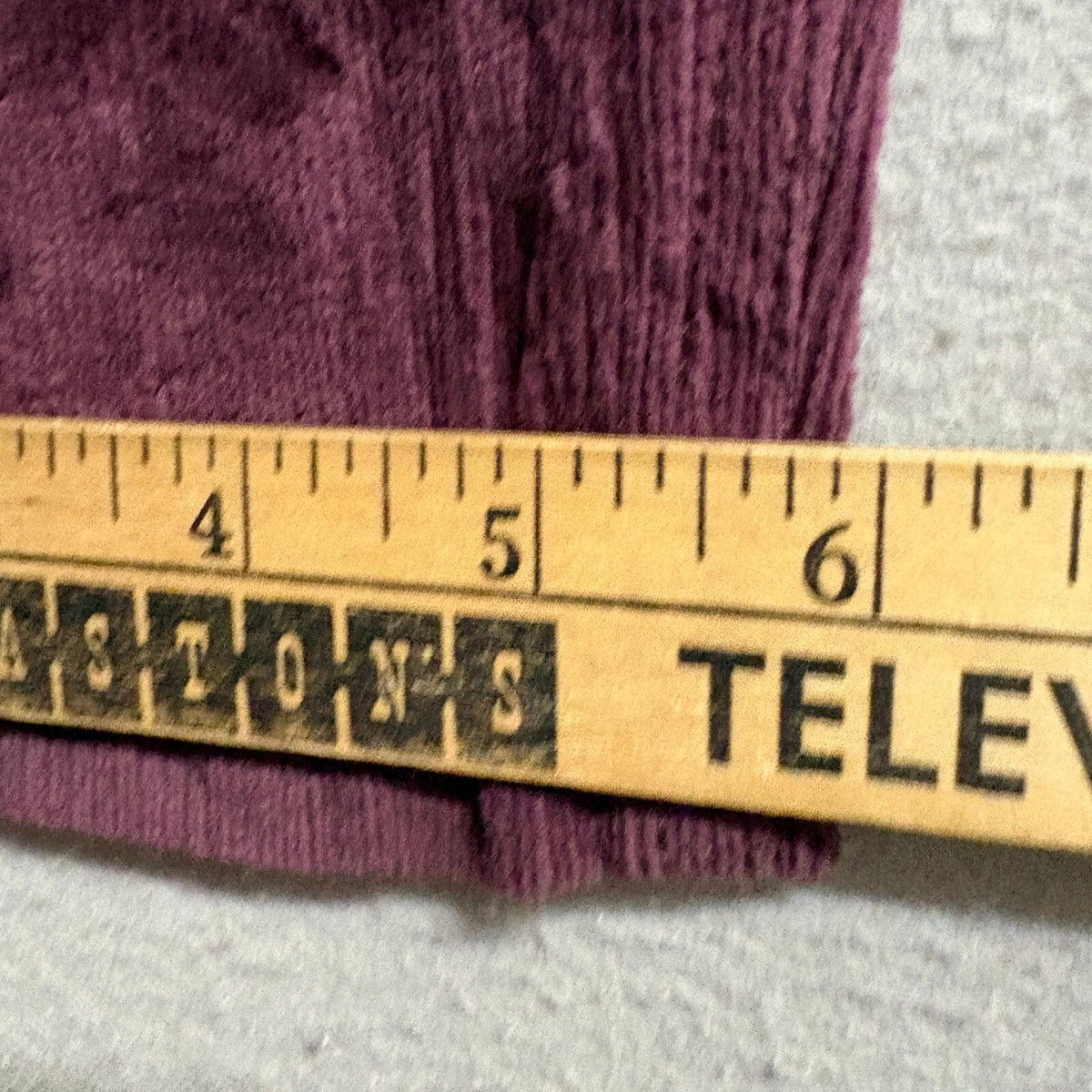 Gloria Vanderbilt Corduroy Pants Womens XL Purple Stretch Elastic Waist Leggings