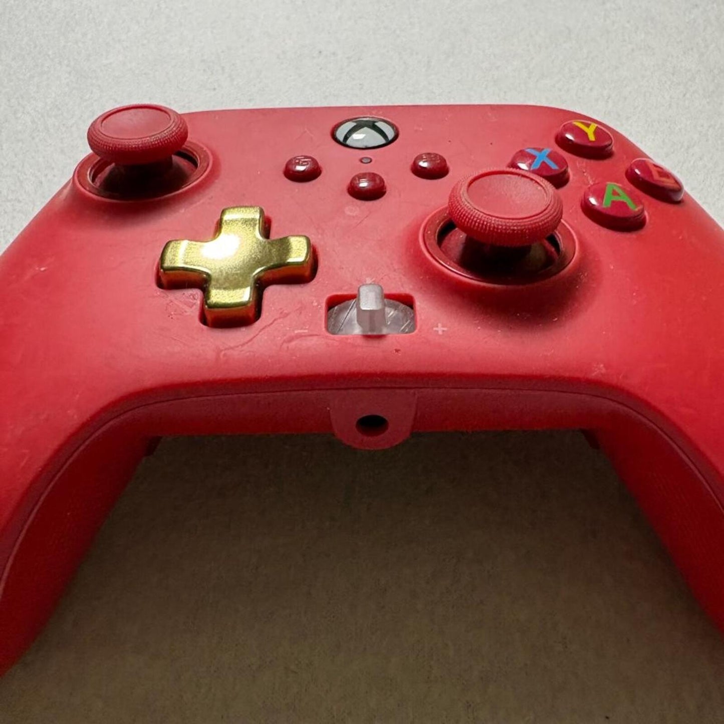 PowerA Wired Controller for Xbox Series X|S Xbox One Red Gold D-Pad 1518810-01
