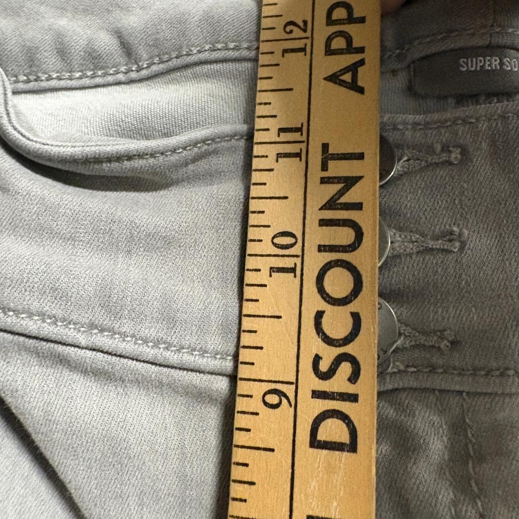 Torrid Super Soft Jegging Gray Distressed Skinny Jeans Womens Plus Size 22R