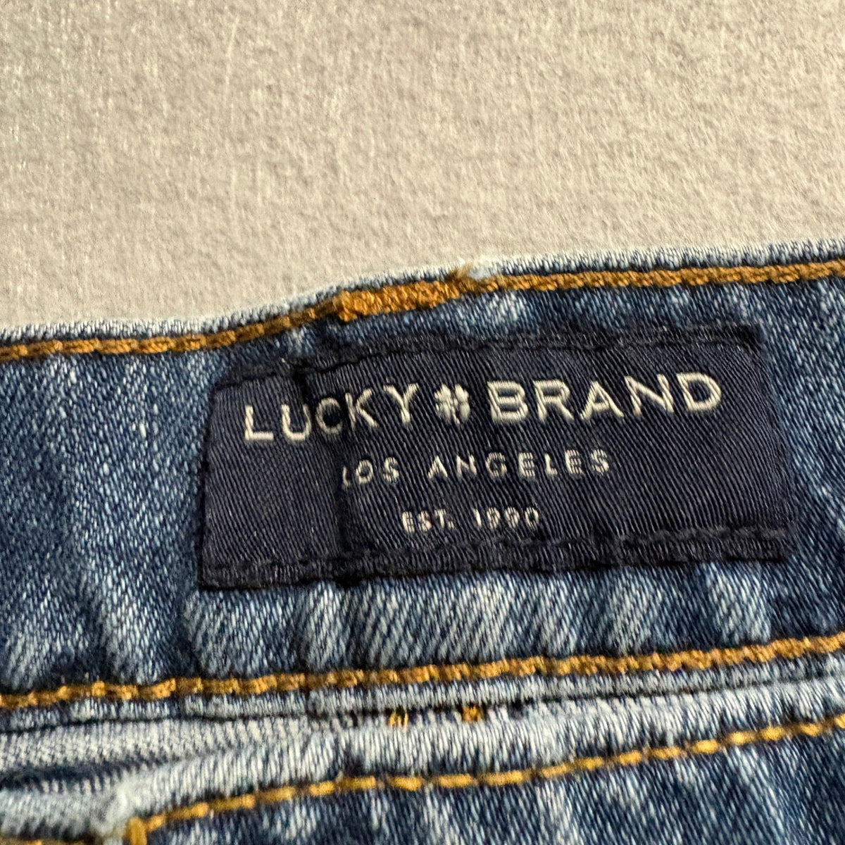 Lucky Brand 121 Slim Straight Jeans Mens 29 x 32 Blue Denim Tencel Cotton Blend