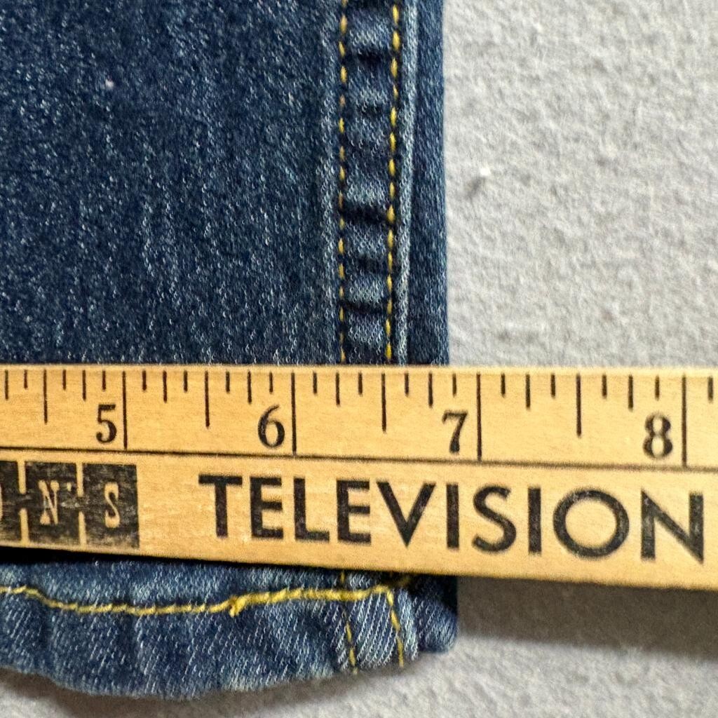 Yam's Jeans Womens Size 30 Blue Denim High Rise Straight Leg Jeans Made Thailand
