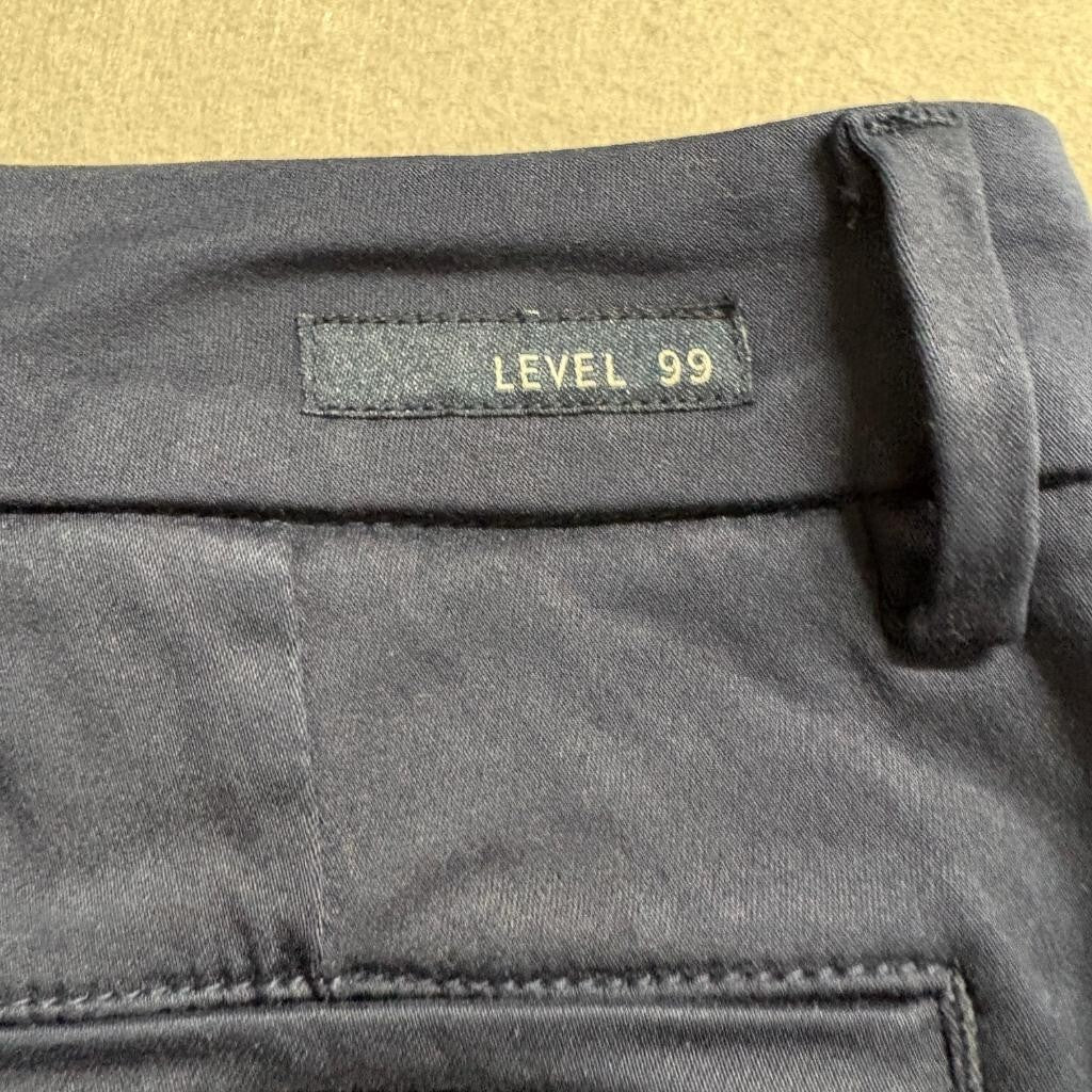 Level 99 Francis Straight Leg Pants Womens 25P Navy Blue Stretch Stitch Fix