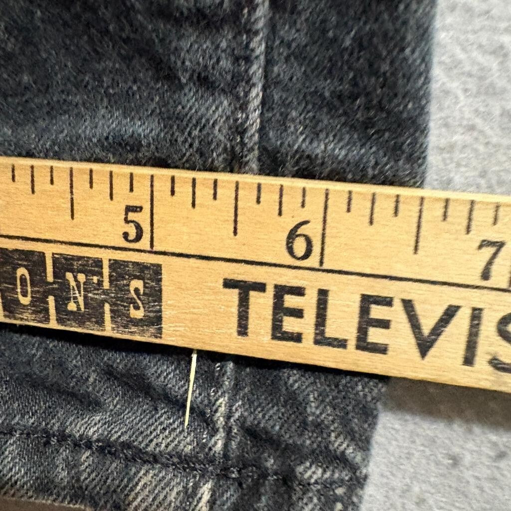 Volcom 2x4 Jeans Mens 32 Black Denim Slim Straight Boardwear Stretch Pants