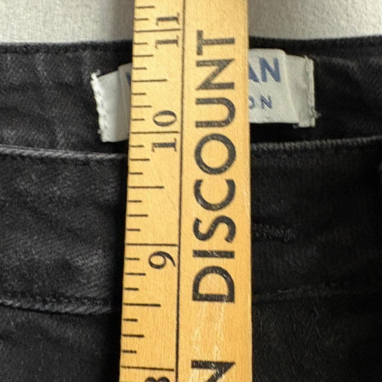 Wax Jean Collection Womens Size 7 28 Black Distressed Ripped Skinny Jeans