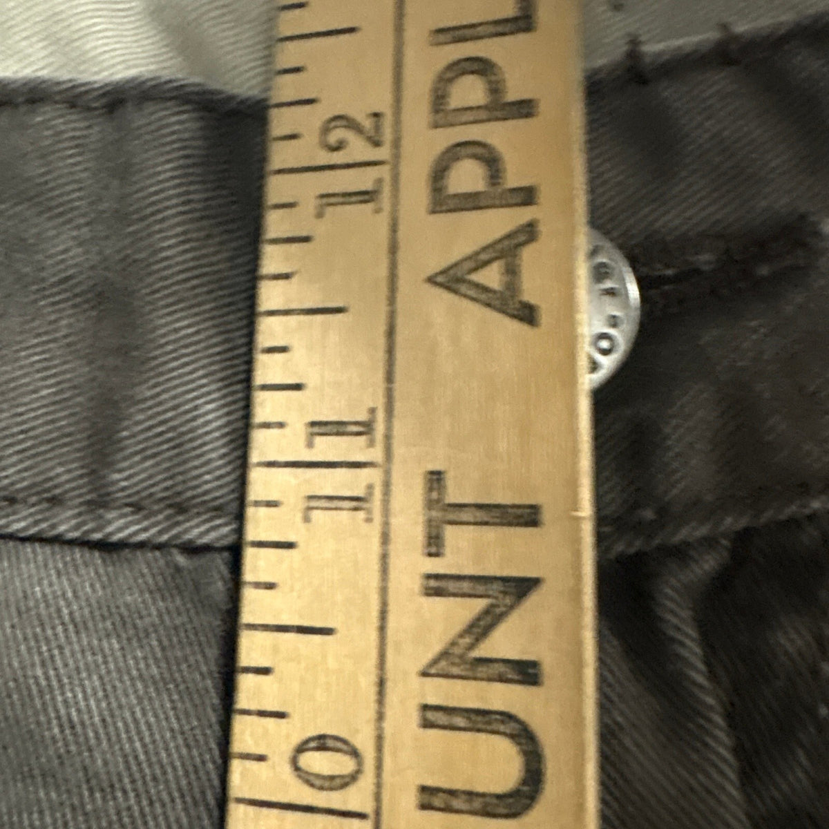 Wrangler Cargo Pants Mens 36x30 Gray Brown Canvas Utility Work Casual Loose Fit