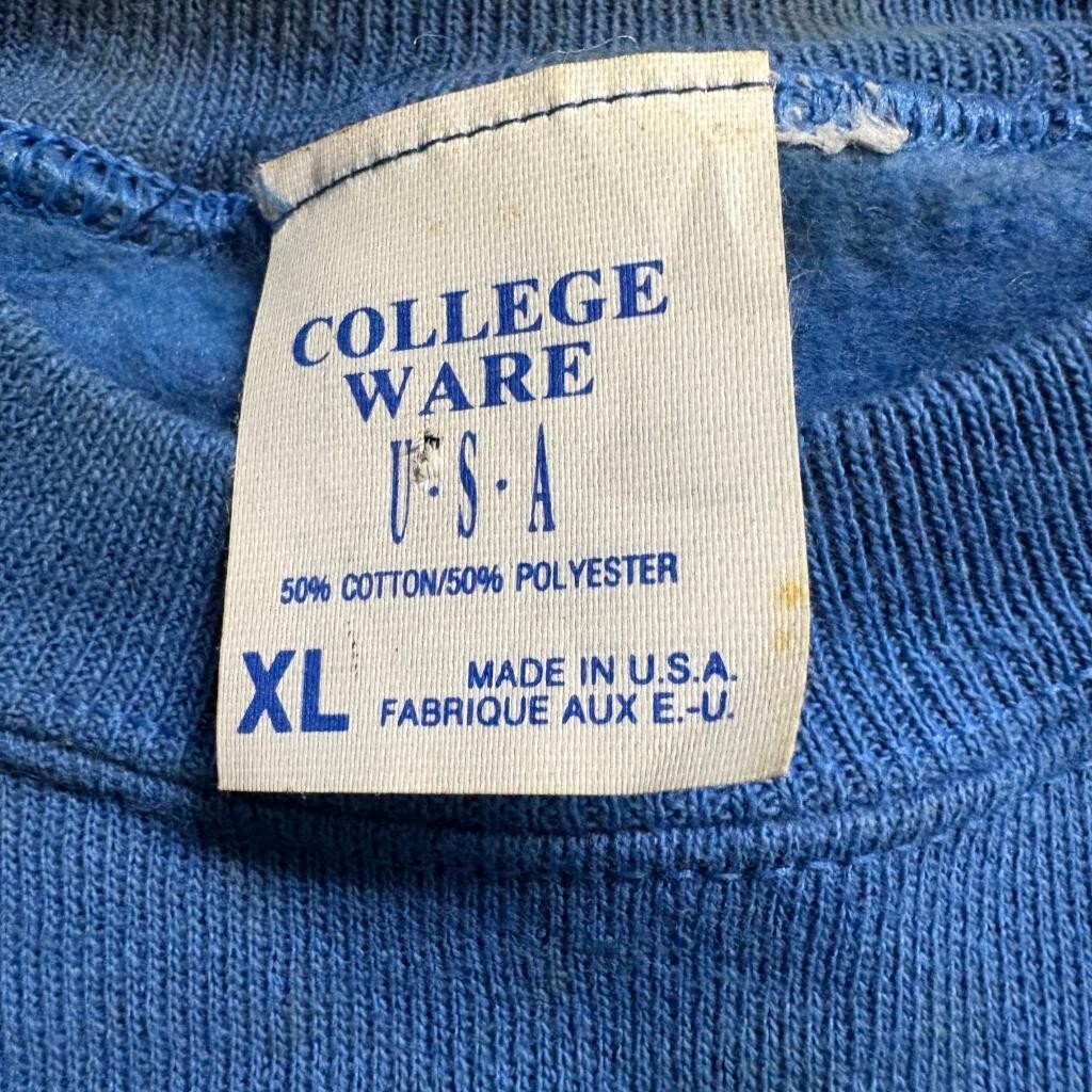 Vintage Duke Blue Devils Sweatshirt Mens XL Blue College Ware USA Crewneck NCAA