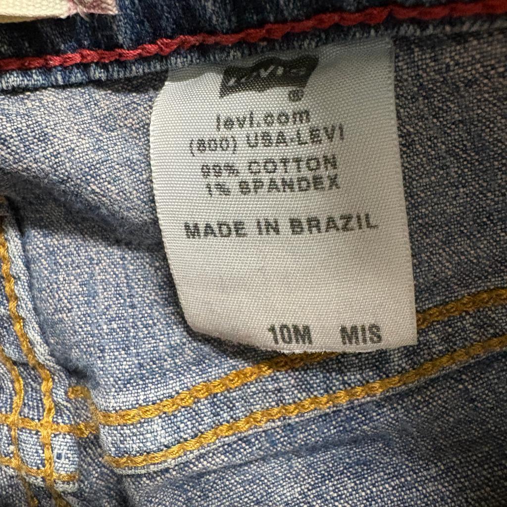 Levi's 550 Relaxed Bootcut Jeans Womens 10M Blue Denim Stretch Medium Wash