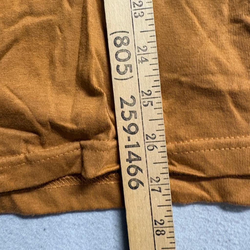 Vintage Hankey Heavyweight Blank T-Shirt Mens XL Brown Single Stitch Made in USA