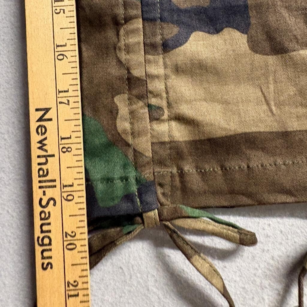 Rothco Womens Camo Capri Pants Size 9/10 Low Rise Cargo Woodland Camouflage New