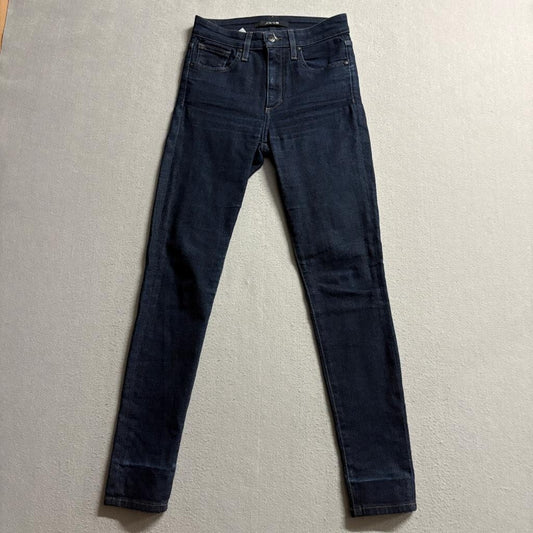 Joe's Jeans High Rise Skinny Ankle Womens 24 Dark Wash Blue Denim Stretch