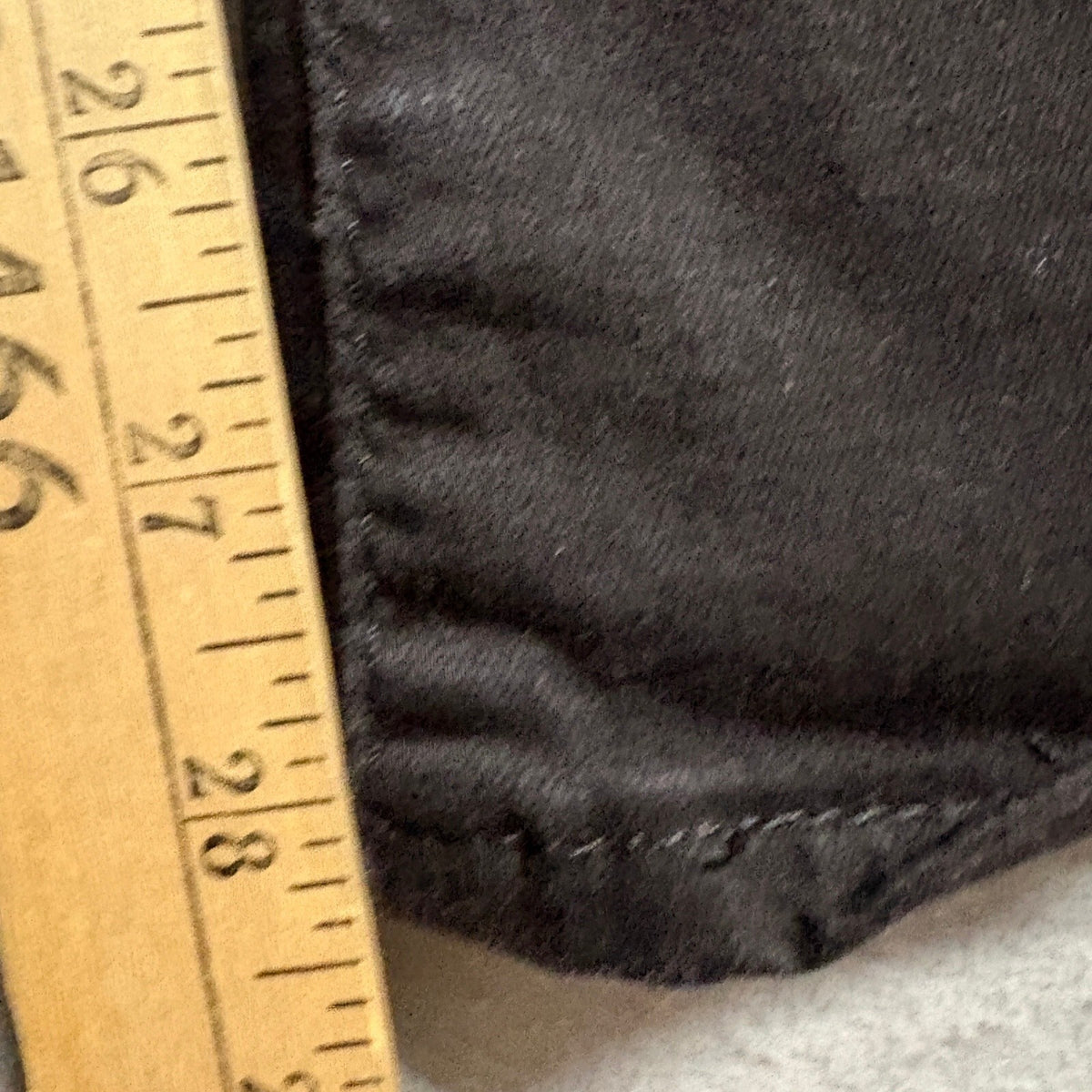 Levi's 725 High Rise Bootcut Jeans Womens W26 L30 Black Stretch Denim Pants