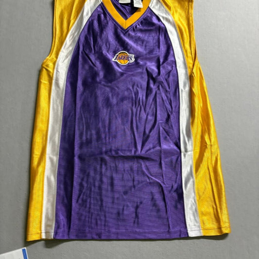 Los Angeles Lakers Knights Athletics Active Jersey Mens Large Purple Gold