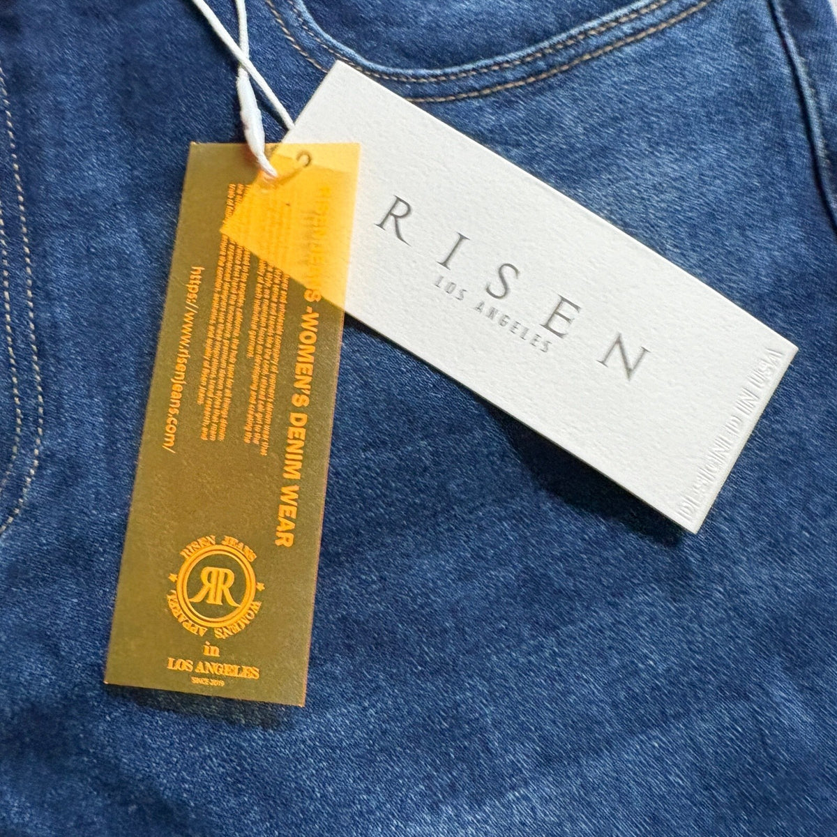 Risen Jeans Womens 2XL Dark Wash High Rise Stretch Denim Skinny Jeans NWT