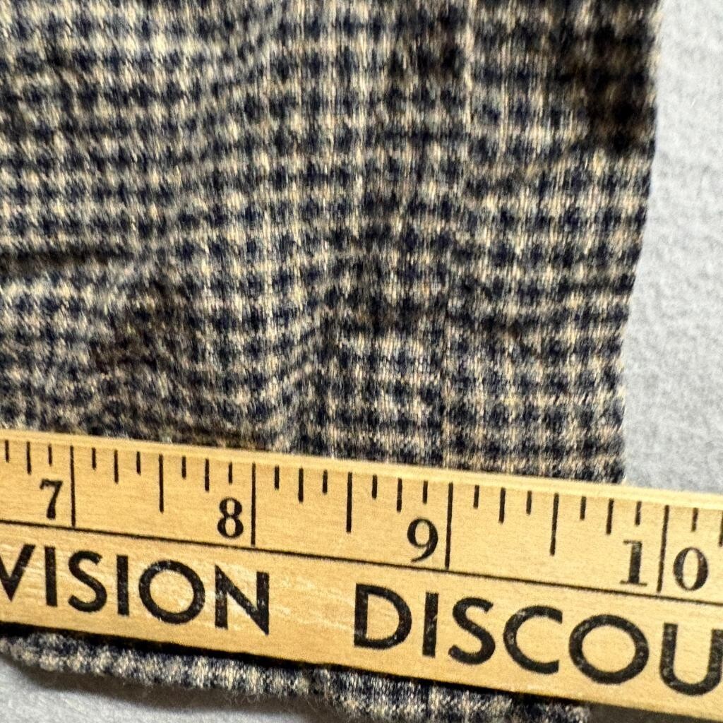Banana Republic Pants Womens 4 Brown Houndstooth Belted Wide Leg Wool Blend